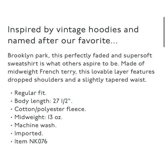 MADEWELL Hoodie Men XS McCarren Midweight Sweatshirt Bleached Canvas NK076 - Picture 3 of 16